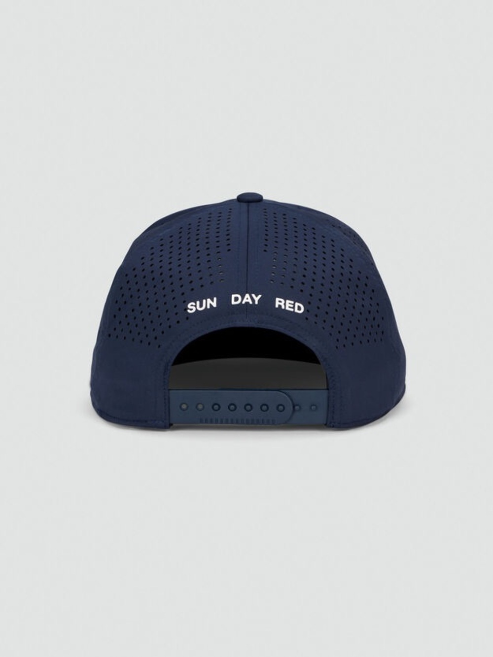 NWT Sun Day Red Icon Performance Flatbill Hat II in Navy - Picture 2 of 6